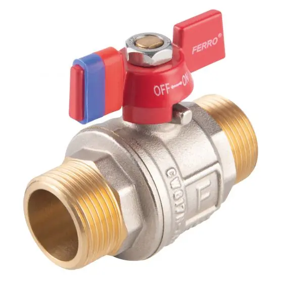 Robinet Bila F-Power 3/4" Ext-Ext Fluture Pn30, Ferro Reducere