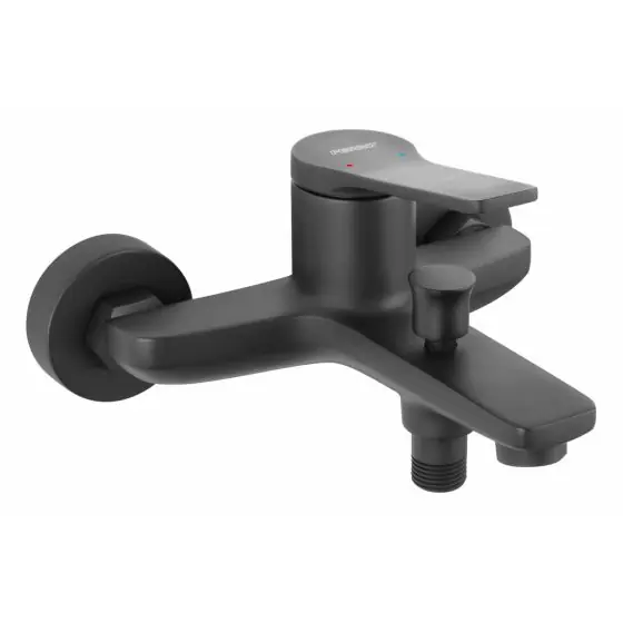 Baterie Perete Cada/Dus Stratos Negru Fara Accesorii, Ferro Ofertă