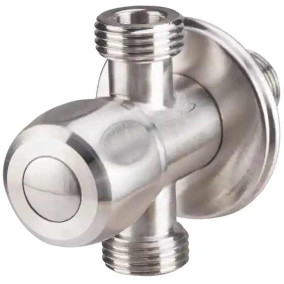 Ultima șansă Robinet Coltar Inox 3 Cai cu Cap Armatura Ceramic