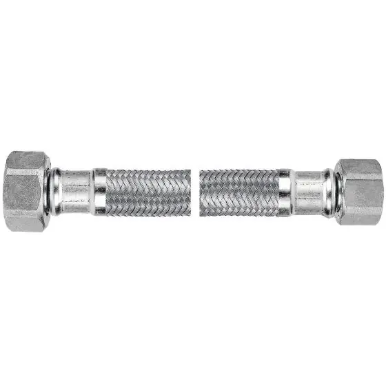 Racord Flexibil Apa 1/2"-3/8" 80Cm I-I, Ferro Plată sigură