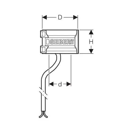 Doar azi Element Incalzire 230V 8W, Geberit Pluvia