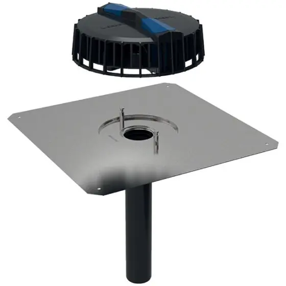Receptor De Terasa Cu Folie De Contact - 12L/S, Geberit Plată securizată