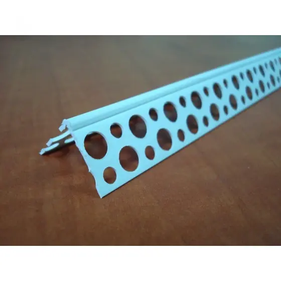 Colțar din PVC, 25x25mm, 2,5m Lichidare de stoc