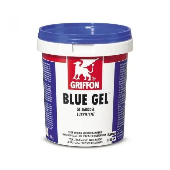 Cumpără online Gel lubrifiant pentru asamblarea țevilor din PVC, GRIFFON Blue Gel, 800g