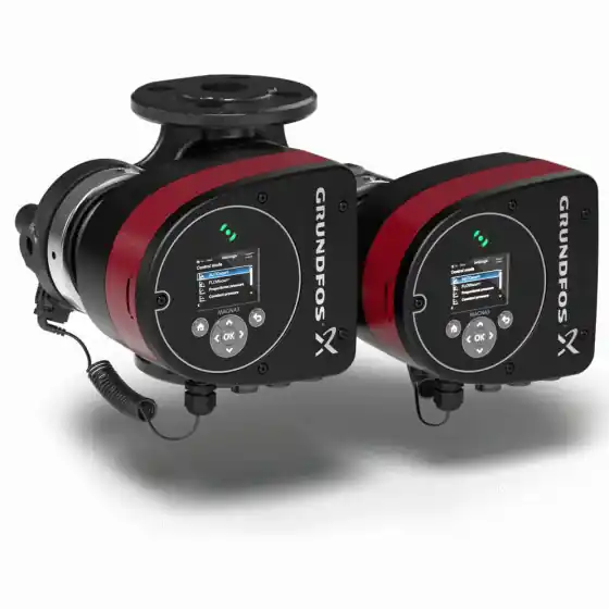 Pompa Dubla Magna3 D 32-80 F220 Pn6/10, Grundfos Plată sigură