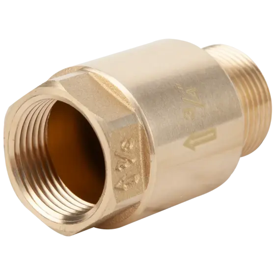 Disponibil imediat Supapa de Sens cu Obturator de Alama FI-FE - D[inch]: 3/4