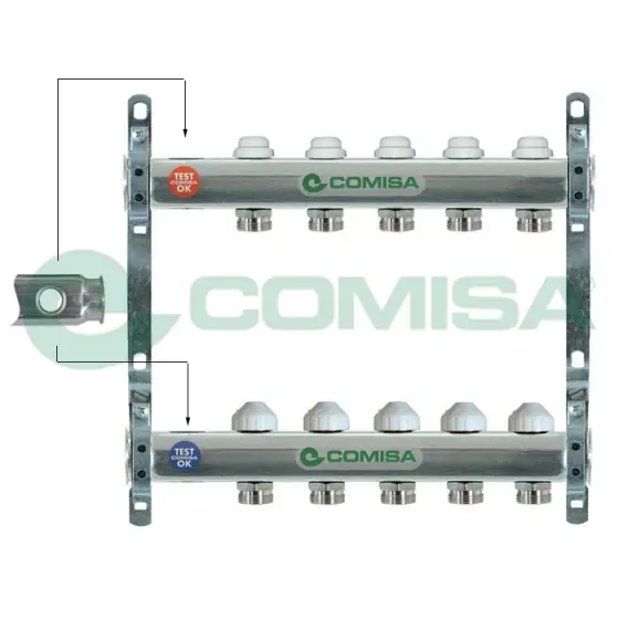Cumpără acum Distribuitor Asamblat Inox 1" Cu Ventil 5 Cai 3/4", Comisa