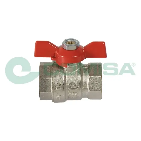 Robinet Bila 3/4" Fluture Pn30 - Rosu, Comisa Preferatul clienților