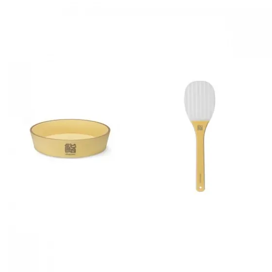 Pachet Bol pentru amestecarea orezului Hangiri, Hendi, ø480x(H)110 mm plus Paleta pentru orez Hangiri, Hendi, 400x115 mm Preț promoțional