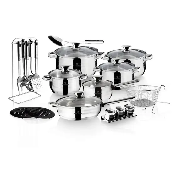Preferatul clienților Set vase gătit 27 piese, Gourmet Line - BL-3134N