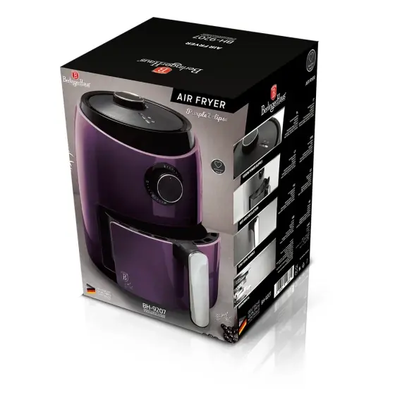 Cumpără acum Mini friteuză cu aer, 1,6 L, mov - BH/9207