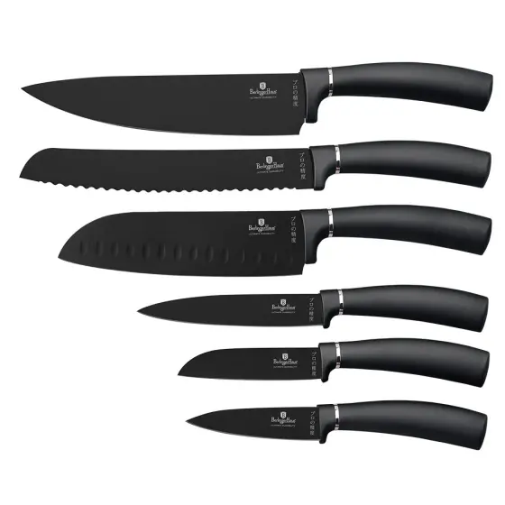 Preferatul clienților Set cuțite 6 piese, Carbon Pro - BH/2576N