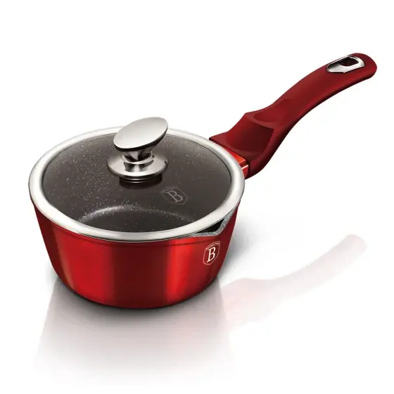 Cratiță cu capac, 16 cm, Metallic Line Burgundy Edition - BH/1525N Ofertă de sezon