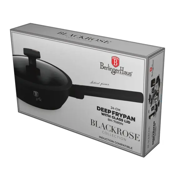 Preț promoțional Tigaie adâncă cu capac, 24 cm, colecția Monaco - BH/7089