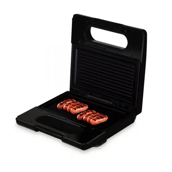 Bestseller Sandwich maker 3 în 1 cu plăci detașabile, negru - BH/9586