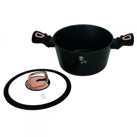 Cratiță cu capac, 20 cm, Black Rose Collection - BH/1641N Cel mai vândut