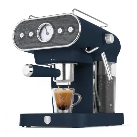 Espressor cafea, 3 în 1, albastru mat - BH/9858 Mai ieftin