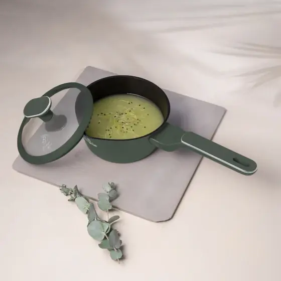 Cratiță cu capac, 16 cm, Matte Green Collection - BH/8155 Cel mai bun preț
