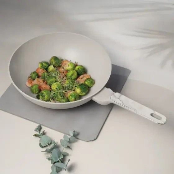 Premium Wok, 28 cm, Sahara Marble Collection - BH/8391
