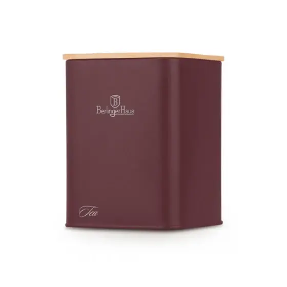 Cutie de pâine cu set de 3 recipiente, bordeaux mat - BH/8900 Ofertă de sezon