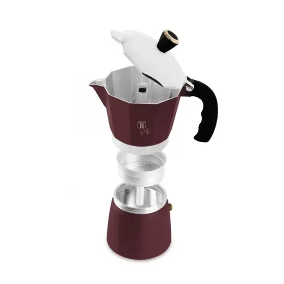 Cafetieră, 3 cești, bordo mat - BH/8565N Reducere extra