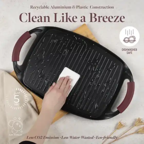 Plită grill, 47 cm, Leonardo Collection - BH/8047 Calitate înaltă