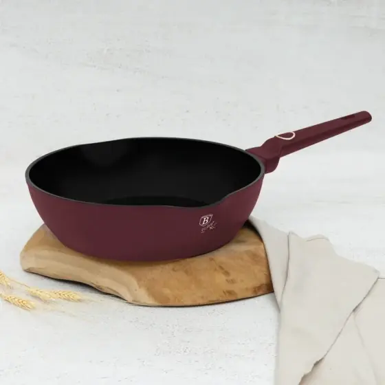 Plată sigură Tigaie adâncă cu 2 ciocuri, 28 cm, Leonardo Collection - BH/8031