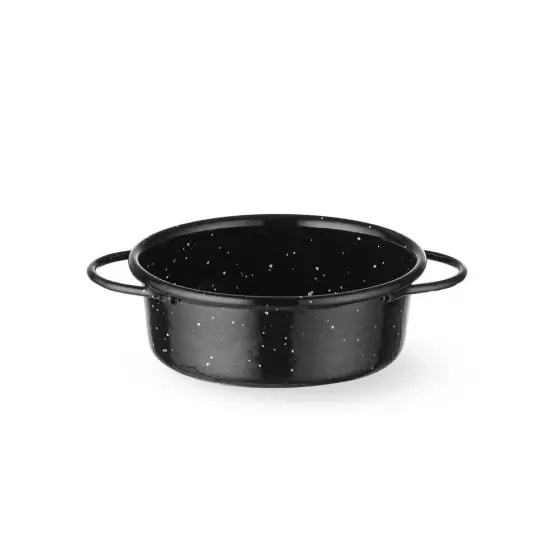 Vas de gatit tip caserola cu finisaj emailat, ⌀120x(H)40mm Cumpără online