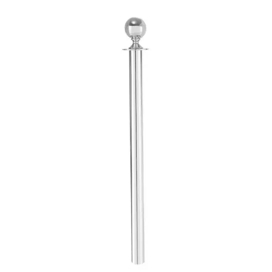 Stalp de delimitare Hendi, argintiu, finisaj tip oglinda, inox, ø51x935mm – BAZA NU ESTE INCLUSA Reducere extra