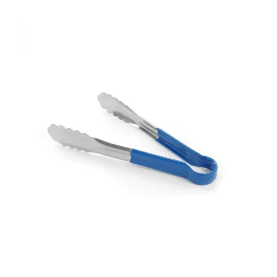 Ofertă limitată Cleste de servire Hendi, HACCP, albastru, (L)250 mm, maner PVC, otel inoxidabil