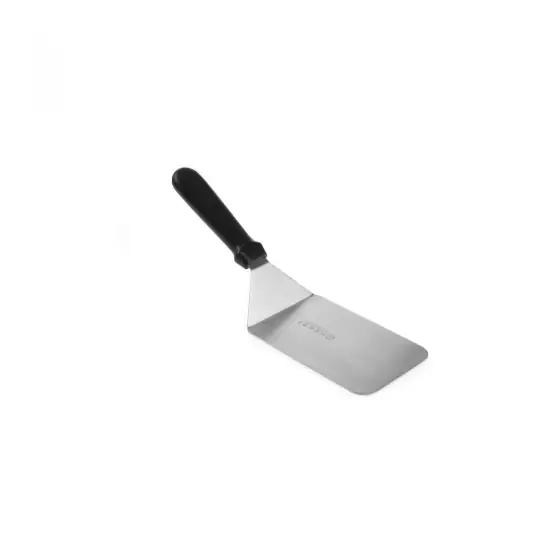 Paleta / spatula solida din inox, universala, Hendi, 15x10.1 cm, maner polipropilena Ofertă exclusivă