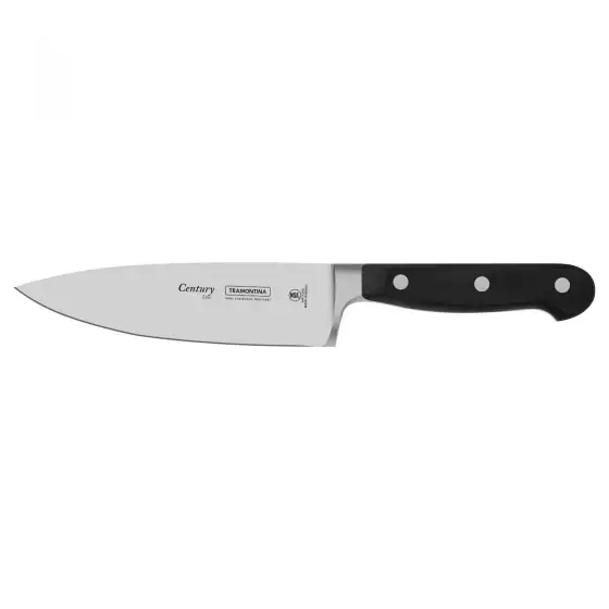 Doar azi Cutit Century pentru bucatarii sefi, Tramontina, Negru, Hendi, lungime lama 150 mm, (L)330mm