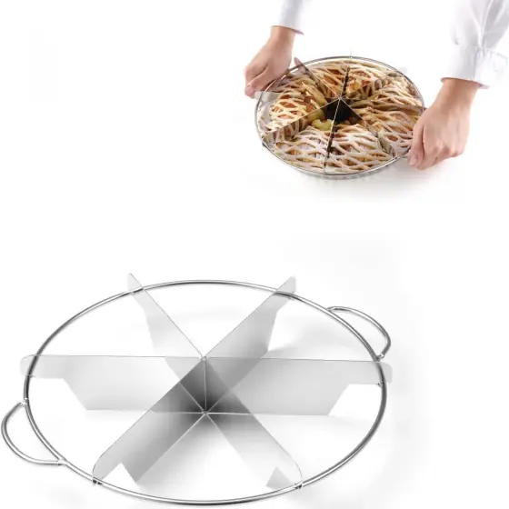 Taietor Hendi pentru placinta/tort, din inox, diametru 270mm, 6 portii egale Cumpără acum