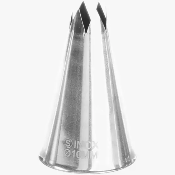 Varf decorare pentru cofetarie/patiserie, Hendi, in forma de stea, Inox, diametru 10 mm Cel mai vândut