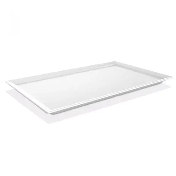 Expediere rapidă Tavă dreptunghiulară GN 1/4 melamină, albă 265x162x(H)30 Fine DIne