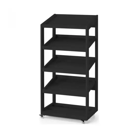 Stand / Suport 4 nivele Madeira Black 574x400x1197 mm Fine Dine Promoție