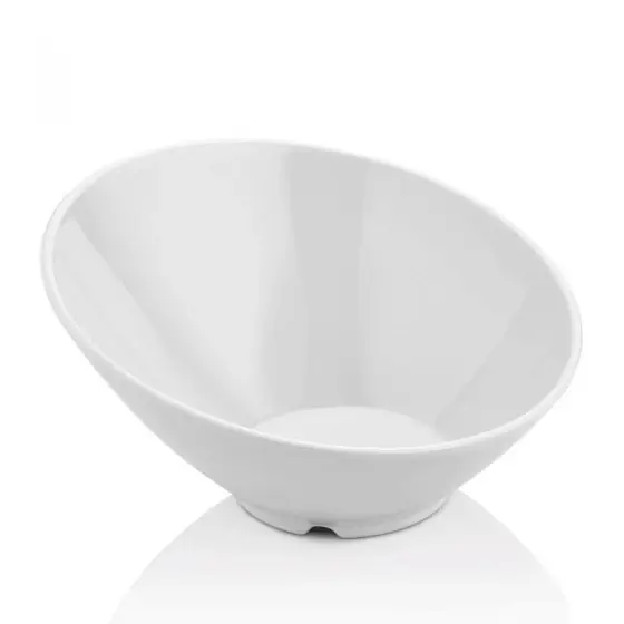 Bol înclinat din melamină, alb 262x(h)138 mm Fine Dine Calitate înaltă