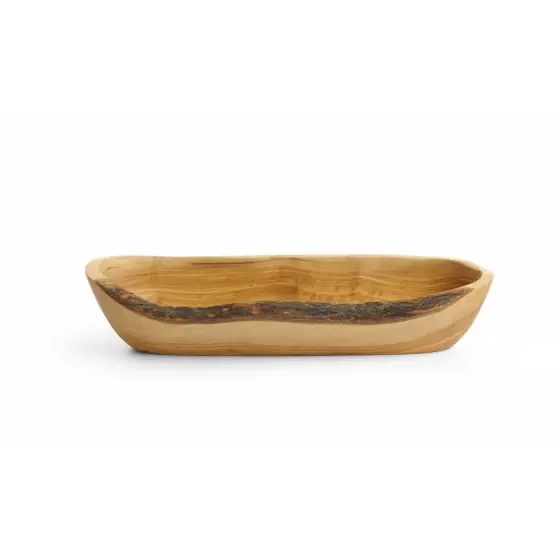 Bol din lemn de maslin alungit, HENDI, 300x95x(H)60mm Noutate