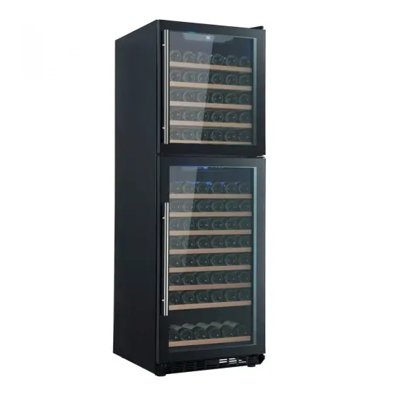 Racitor de vin pentru 142 de sticle Barmatic Aurora 450 l, negru, Barmatic Reducere extra