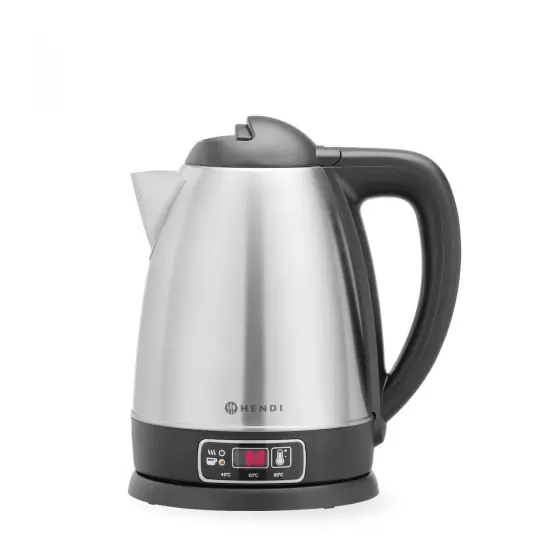 Doar azi Fierbator electric fara fir cu control al temperaturii Hendi,1,8L, 230V/1800W, 225x168x(H)288mm