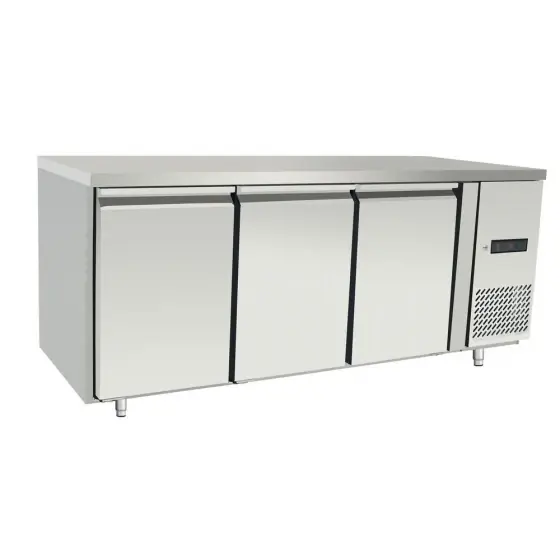 Masa frigorifica 3 usi, fara rebord, Arktic, Profi Line, GN 1/1, 420L, 230V/400W, 1795x700x(H)839mm Ultima șansă