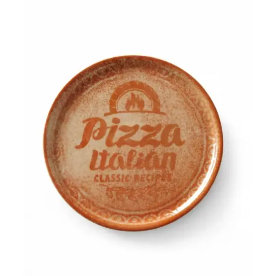 Preferatul clienților Farfurie pizza rosu caramida 330 mm