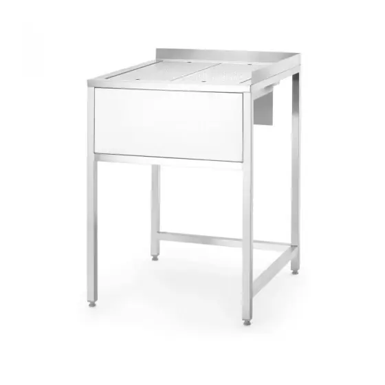 Masa de colt Oxygen Hybrid cu vas de chiuveta ascuns si spalator de carafe, 650x650x(h)900mm Barbatic Ofertă exclusivă