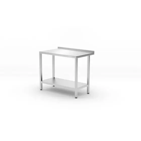 Masa de perete infiletata cu raft, dimensiuni 1000x600x850mm Cumpărături sigure
