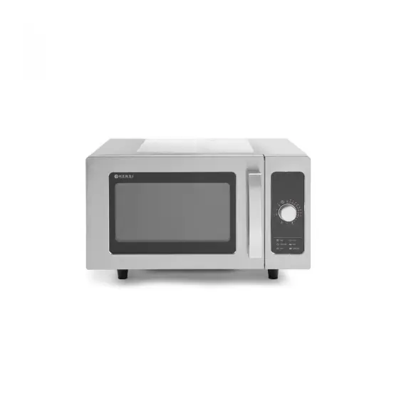 Cuptor microunde profesional, 25 lt, inox, control cu un singur buton, putere iesire 1000W, Hendi, 511x432x(H)311 mm Vezi acum