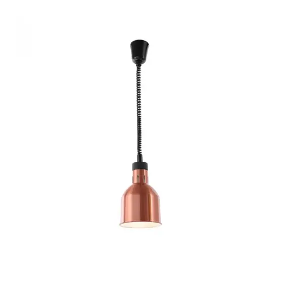Ofertă limitată Lampa incalzire infrarosu pentru pastrarea la cald a alimentelor 250W - culoare cupru