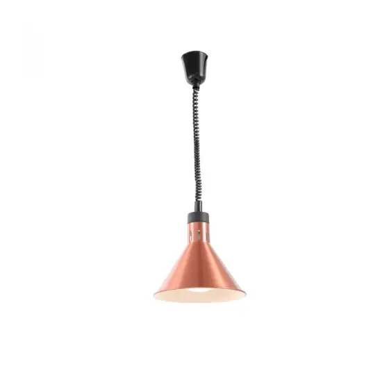 Ofertă Lampa incalzire infrarosu conica pentru pastrarea la cald a alimentelor 250W - culoare cupru