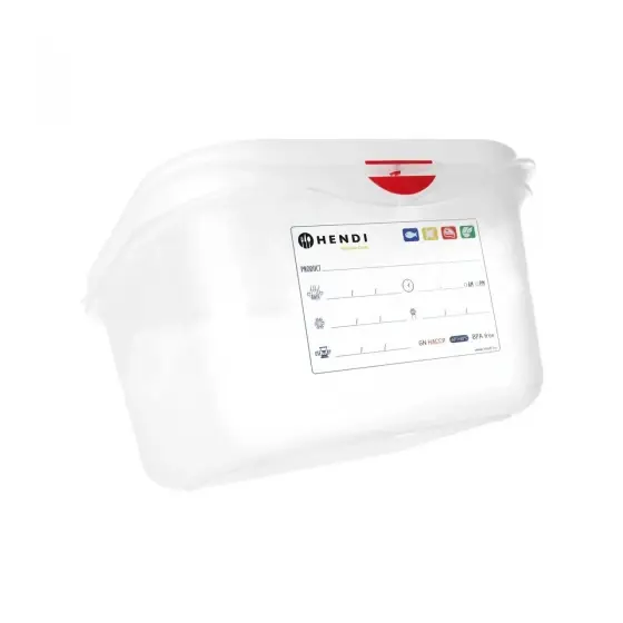 Super ofertă Container GN 1/9 polipropilena, HENDI, GN 1/9, 1L, transparent, 176x108x(H)100mm, dreptunghiular