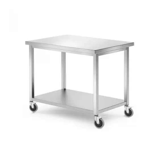 Masa mobila cu polita - insurubata, adancime 700 mm, HENDI, Kitchen Line, 1000x700x(H)850mm Disponibil imediat