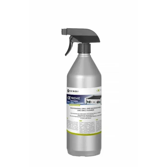 Discount Solutie profesionala Extreme Natural Grill Cleaner pentru curatarea gratarelor si incalzitoarelor cu role, HENDI, 1 l